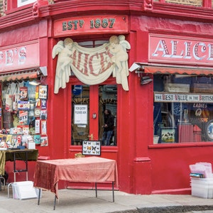 Portobello Road Photography London Print Alice's Antique Shop, Notting Hill Portobello Market image 1