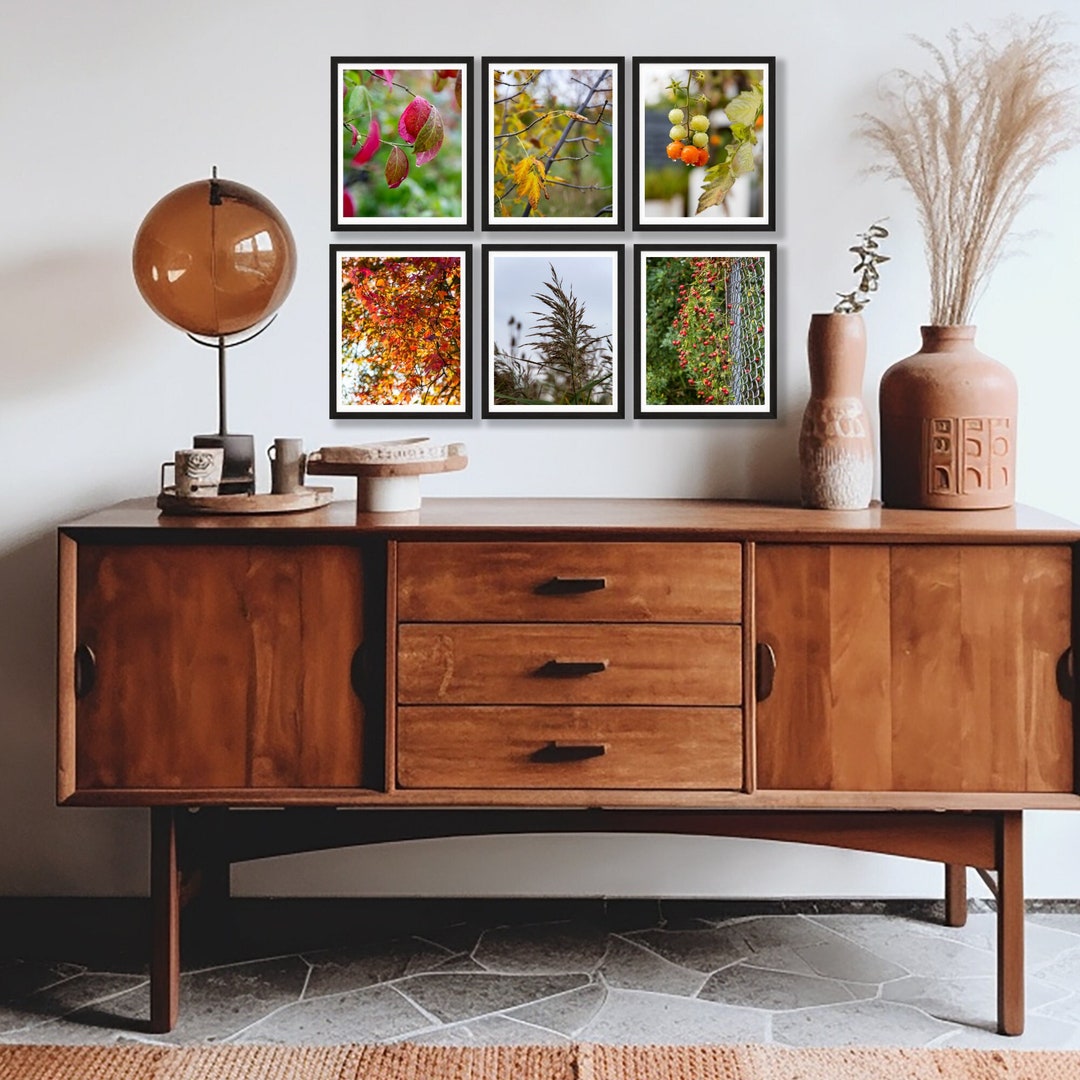 Autumn Photography Gallery Wall: Set of 6 Fall Decor Prints - Etsy