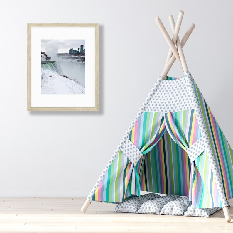 Niagara Falls Print Western New York Wall Art Winter Photography