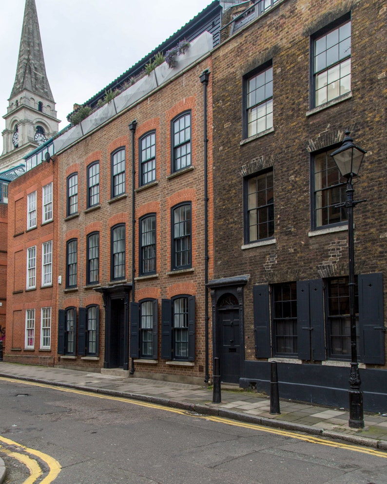 Spitalfields Wilkes Street Architecture London Etsy