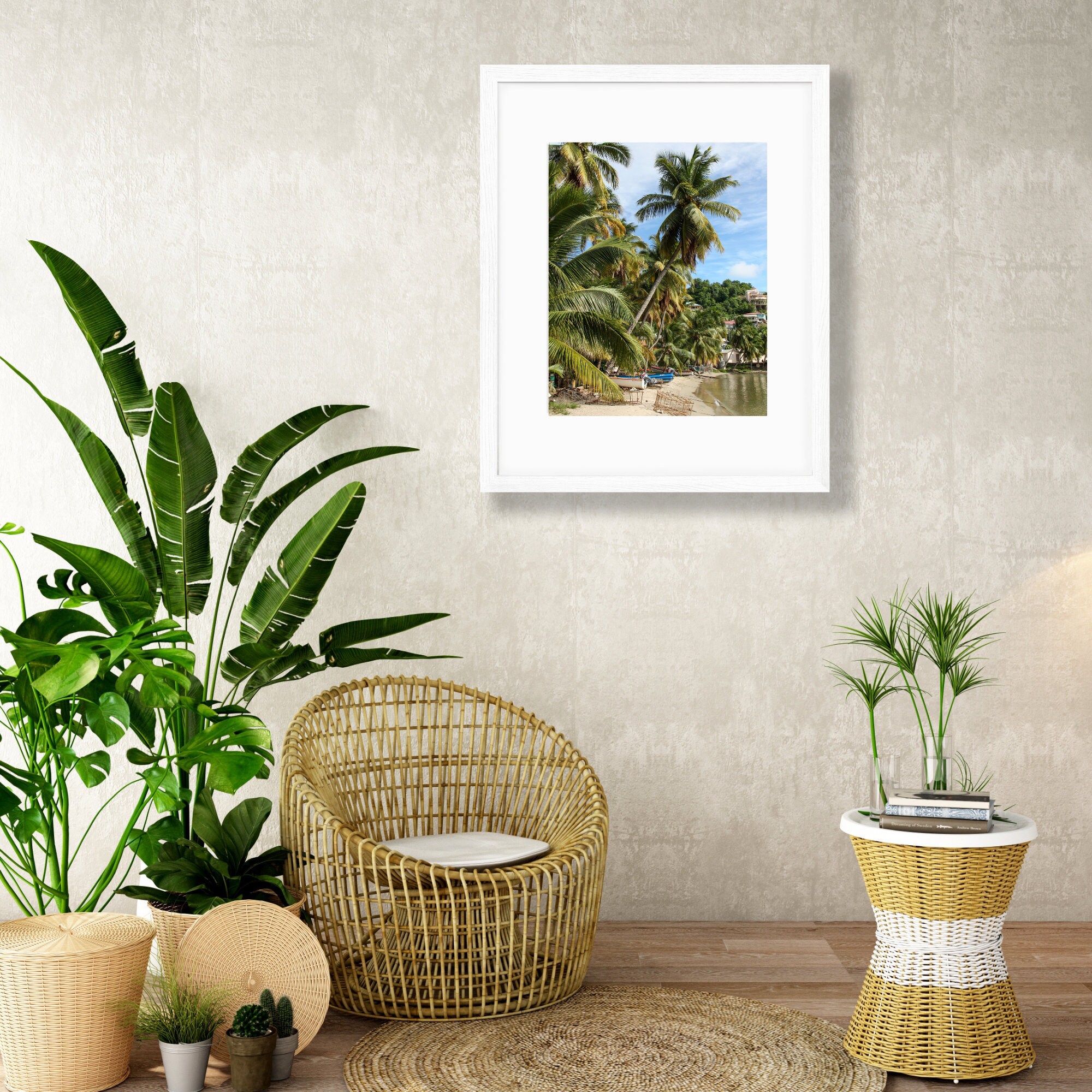 XR2919 Caribbean Wall Art Retro Poster Home Decor Print