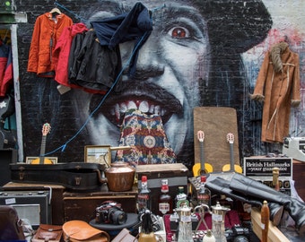 London Street Art Photography in Sclater Street Market 2 - Shoreditch - Photography Print