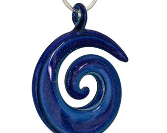 Glass Spiral Necklace