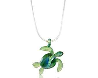 Glass Seaturtle Necklace
