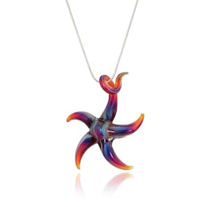 Glass Starfish Necklace
