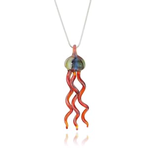Glass Jellyfish Necklace