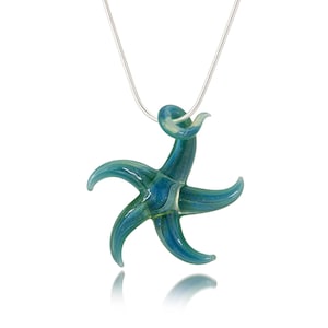 Glass Starfish Necklace