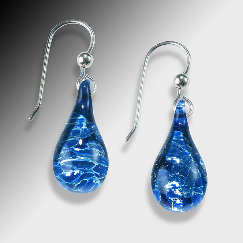Blown Glass JewelryDrop Earrings Etsy
