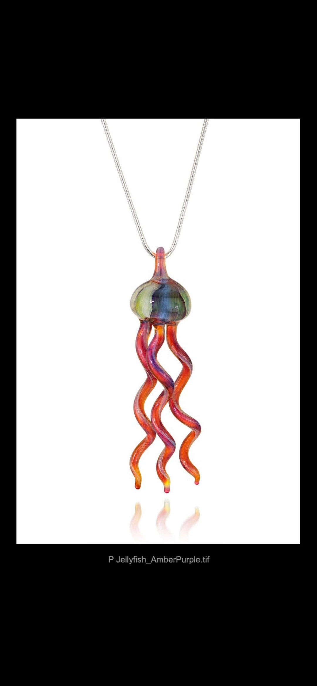 Jellyfish Necklace Etsy