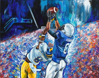 The Catch - Art Print - A painting depicting the memorable catch Allen Robinson of Penn State made against Michigan in 2013.