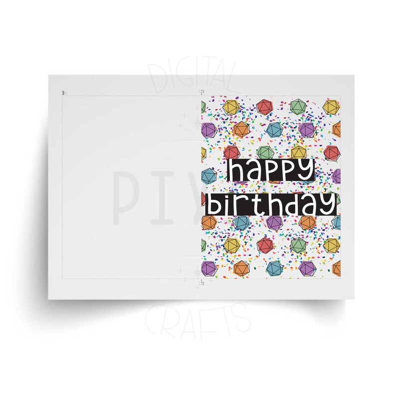 Printable Dungeons and Dragons Greeting Card, D&amp;D, Birthday, Happy ...