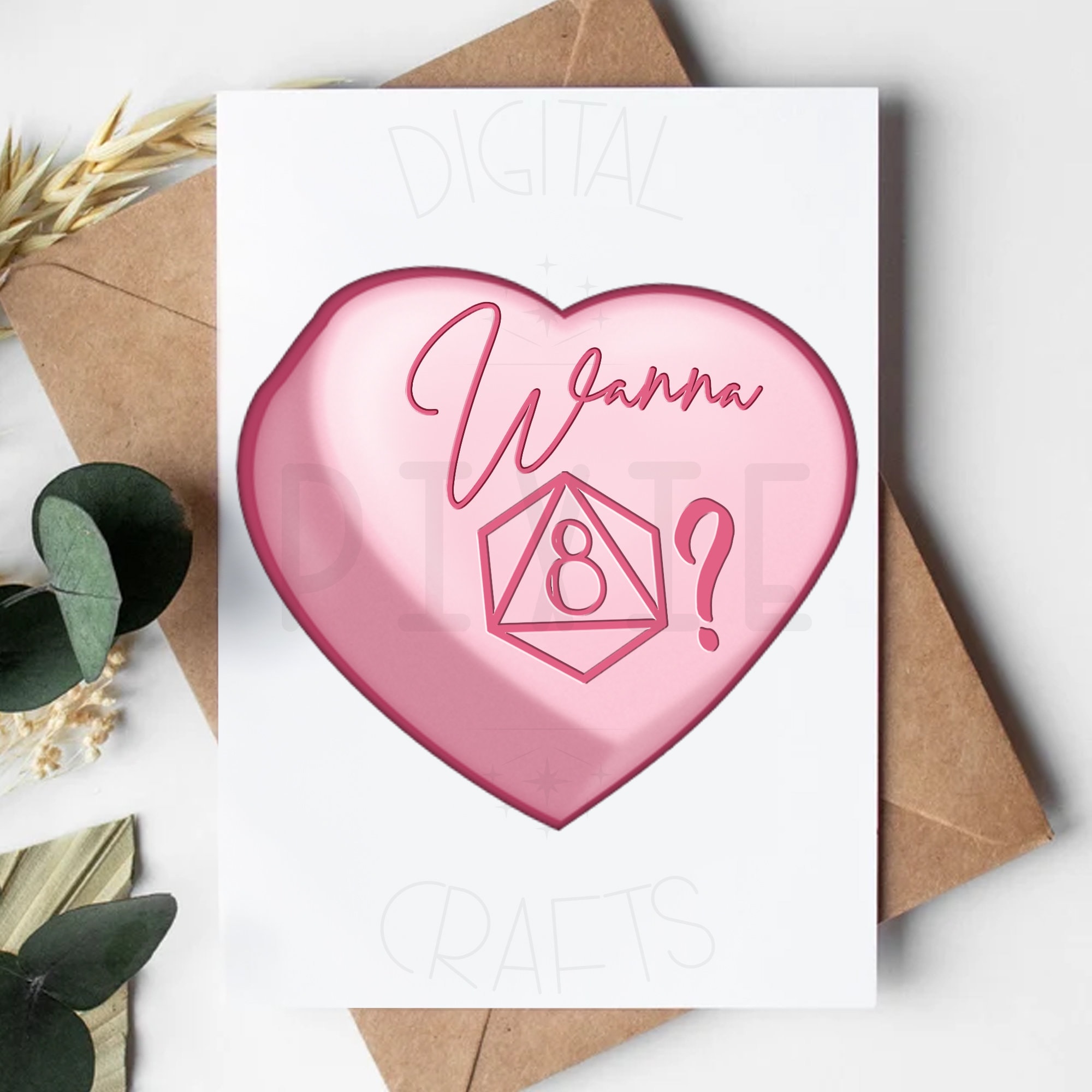 Printable Dungeons and Dragons Greeting Card, D&amp;D, Valentines Card ...