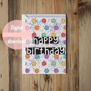 Printable Dungeons and Dragons Greeting Card, D&amp;D, Birthday, Happy ...