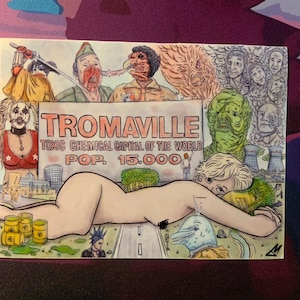 Tromaville Troma Stickers