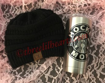 Hockey Mom Grams Grammy Coffee Tumbler