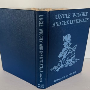 Uncle Wiggily and the Littletails Book | Vintage Children&#39;s Book | Hardcover Book | 1942 Classic Book | Bookshelf | Collectible Book