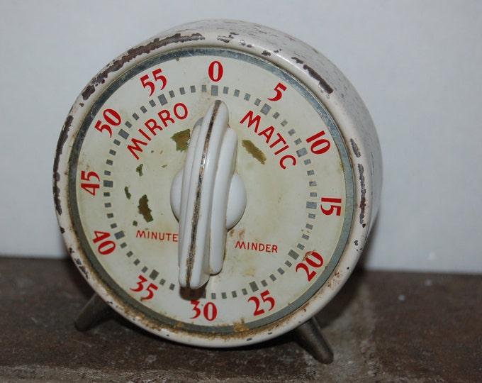 Vintage Timer Mirro Matic Minute Minder Vintage Kitchen Etsy