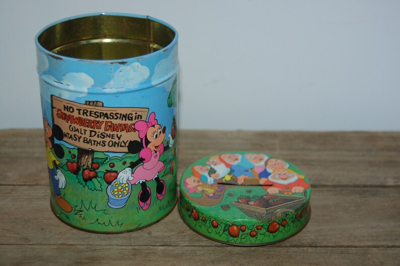 Vintage Walt Disney Bank Disney Tin Bank Mickey Mouse Etsy