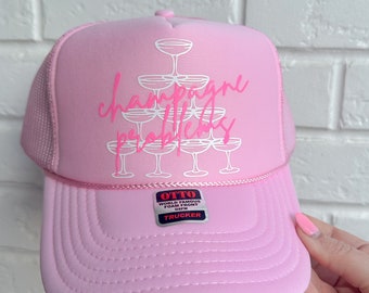 Champagne Problems Trucker Hat/  funny hat / Champagne trucker hat / women’s trucker hat / bride gift /  wife gift / trucker hat