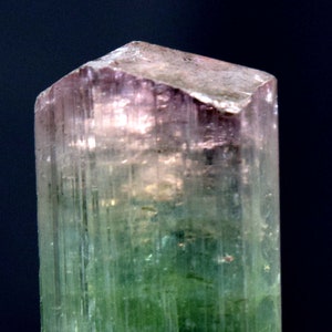 21*20*13 mm 47.65 cts Terminated Blue Cap Tourmaline Crystal with Albite from Paprok