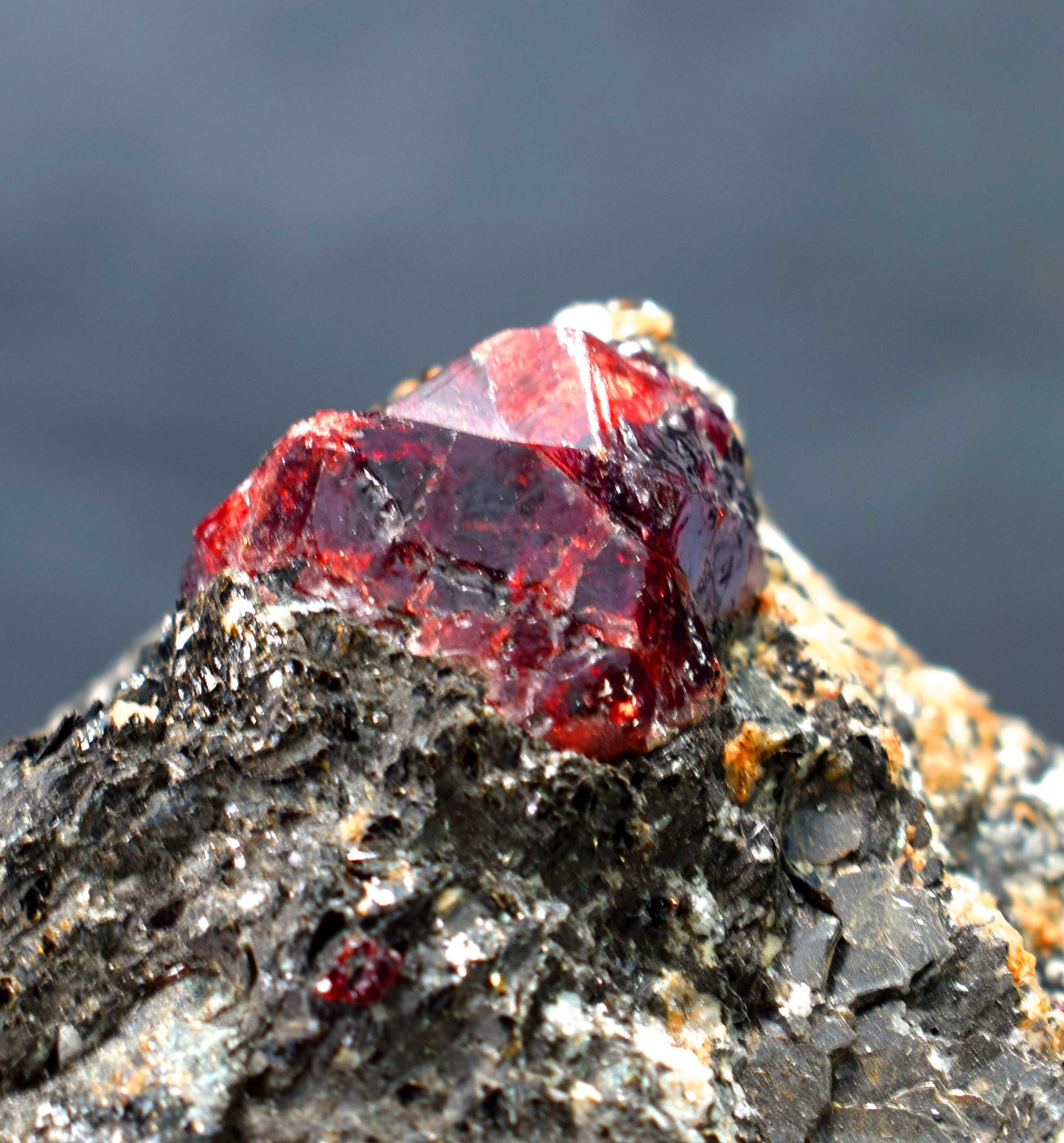 Zircon Crystal Terminated Blood Red Color Rare Zircon Etsy