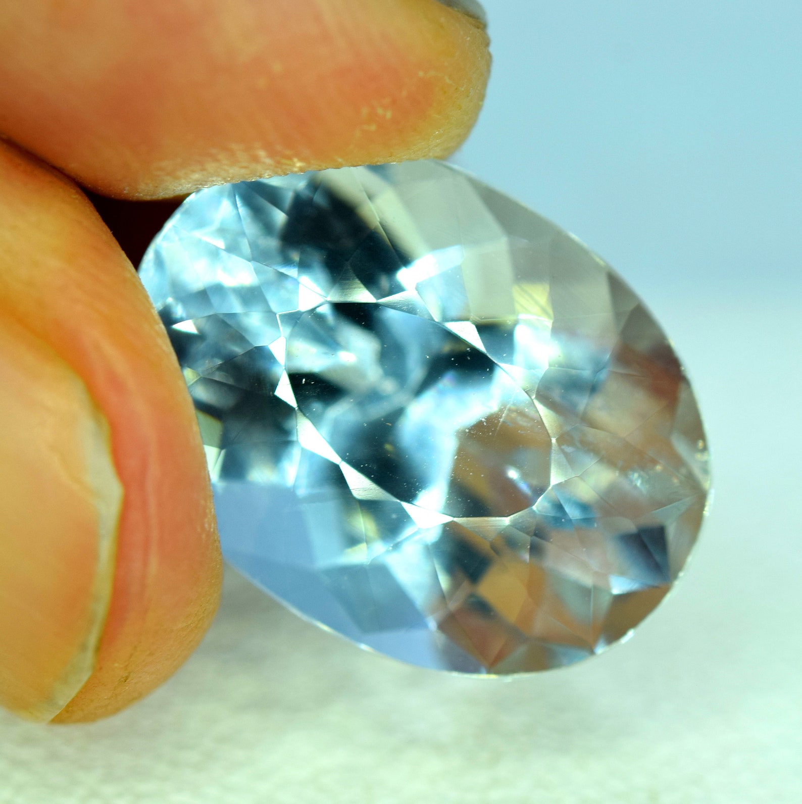 Aquamarine Gemstone From Pakistan 7.85 cts 15118 mm Etsy