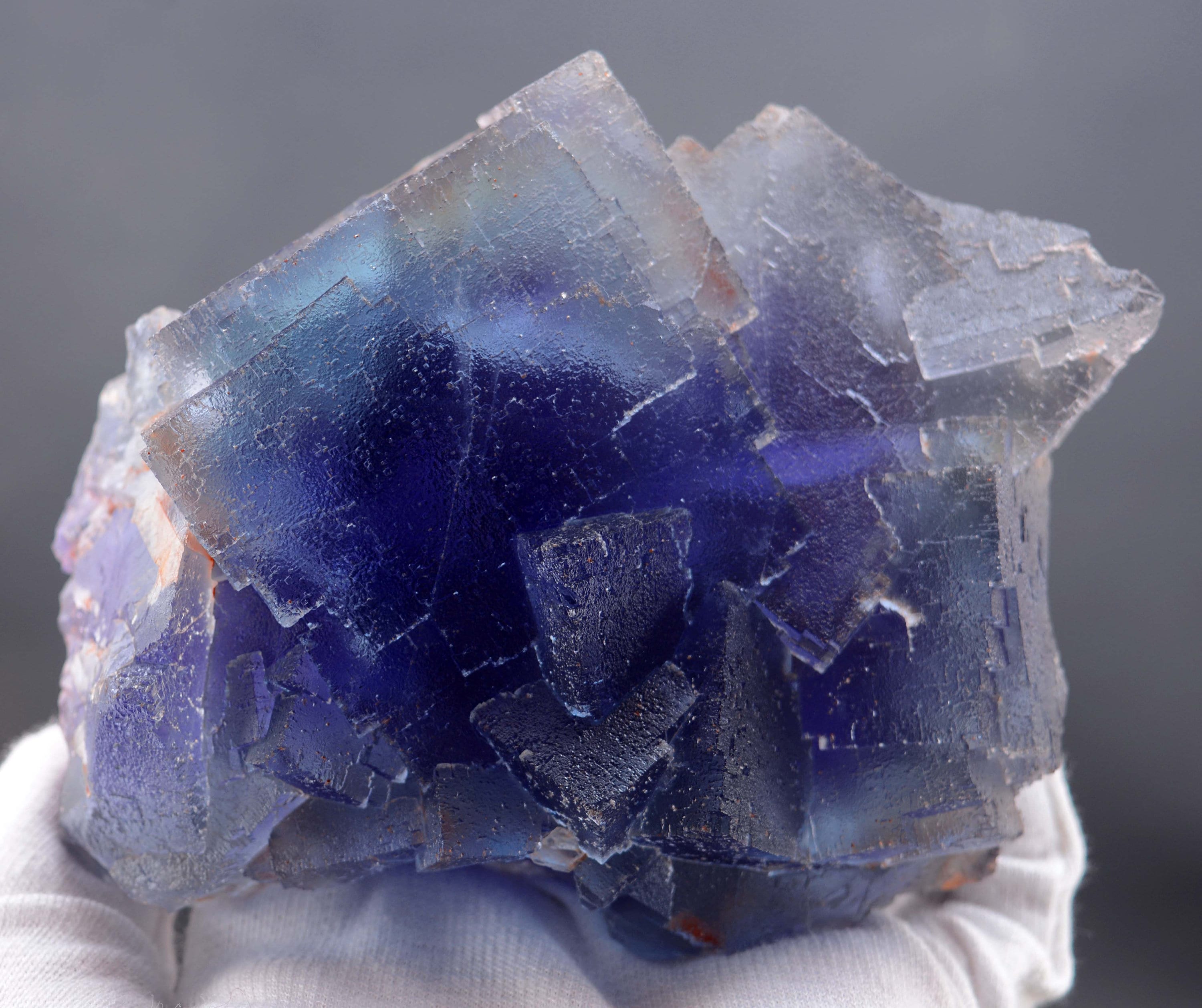 Blue Fluorite Crystal Specimen Phantom FLuorite 938 Gram Etsy