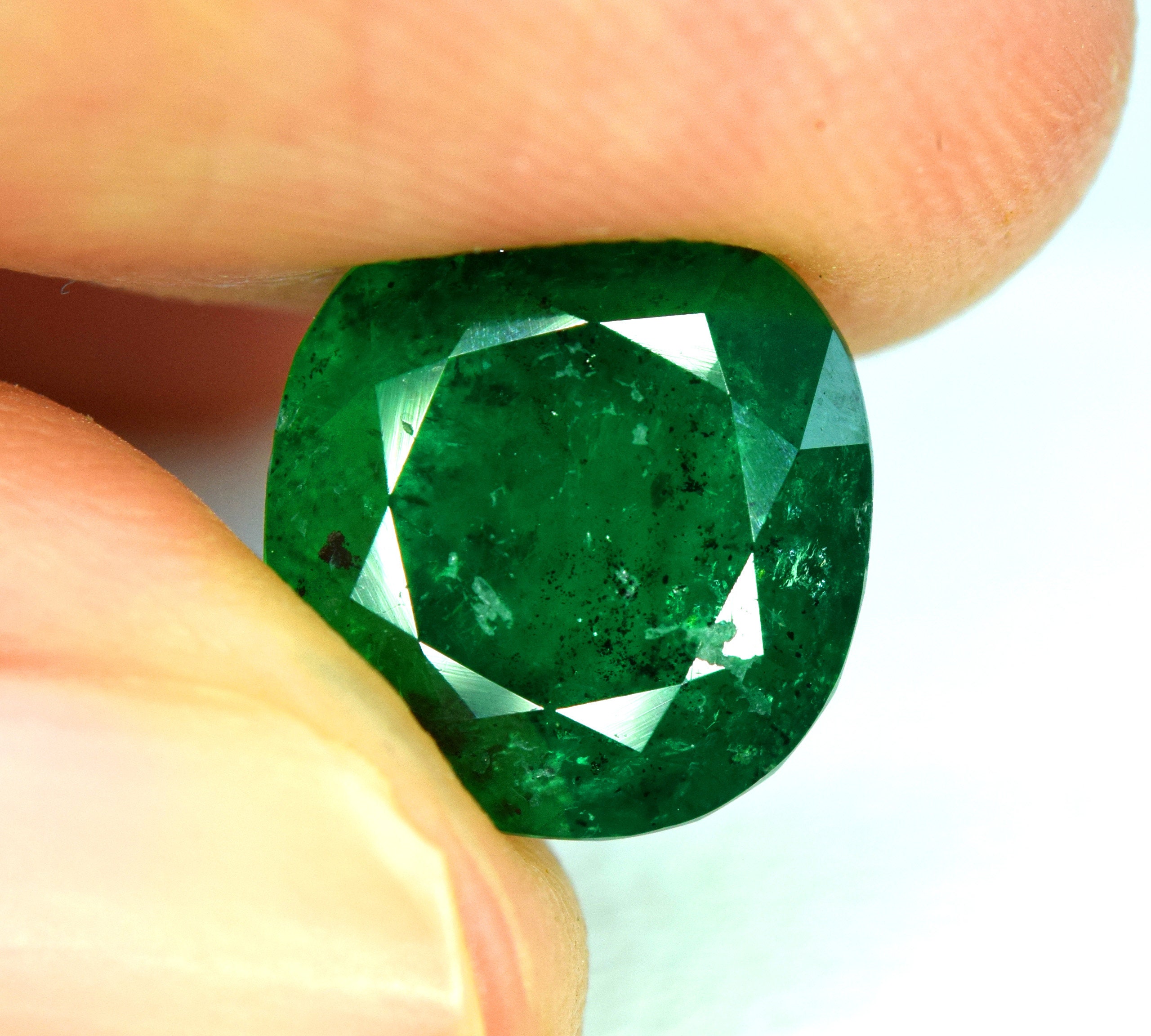 3.30 cts Natural Emerald Gemstone From Swat Pakistan 986 Etsy