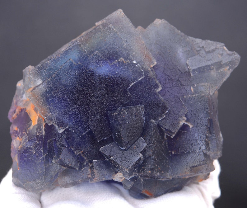 Blue Fluorite Crystal Specimen Phantom FLuorite 938 Gram Etsy