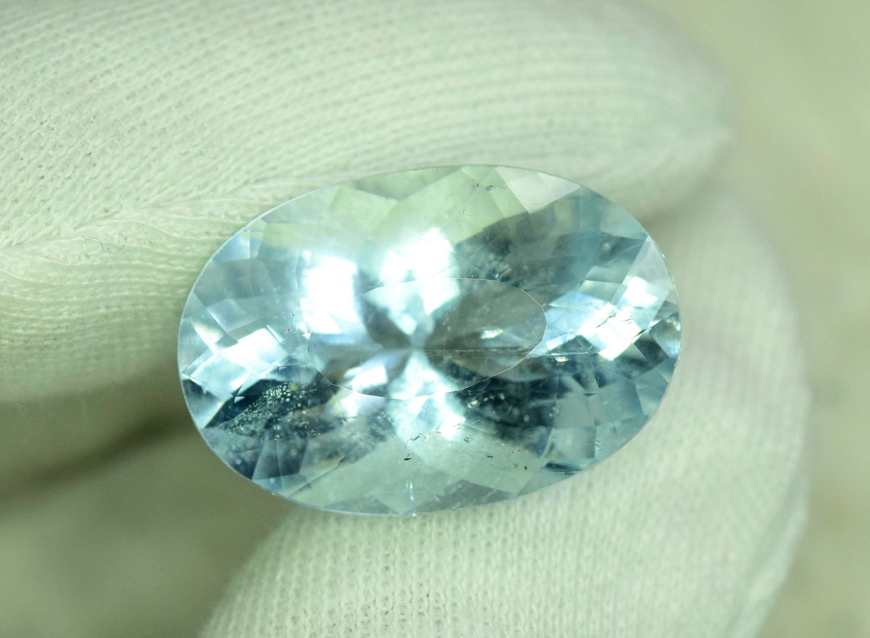 Aquamarine Gemstone from Pakistan 22.70 cts 231612 mm | Etsy