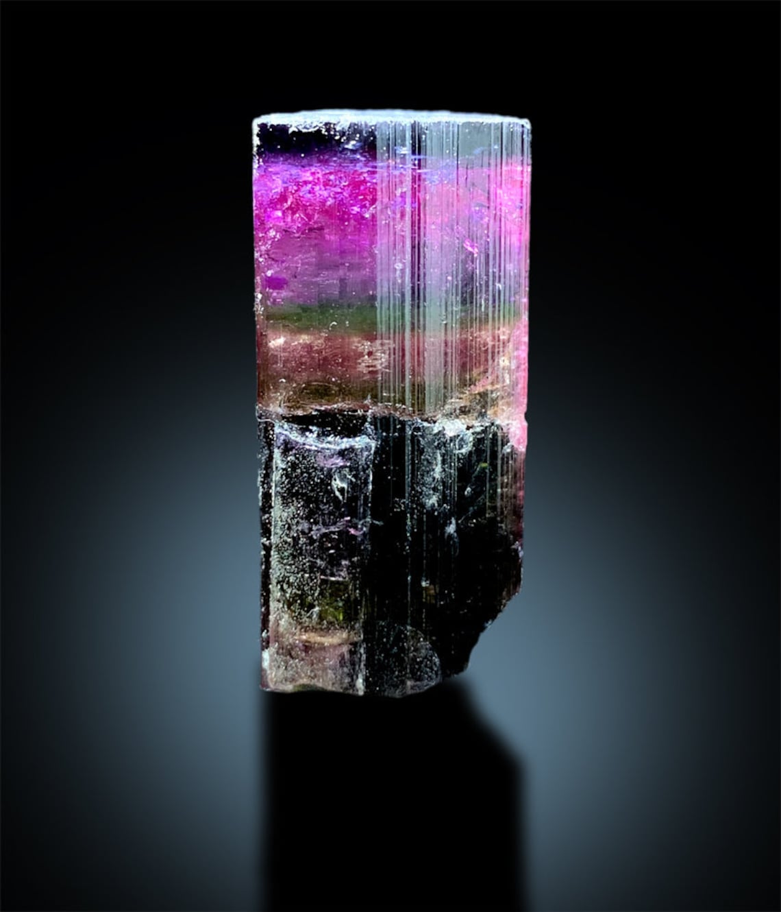Multi Color Tourmaline Crystal from Paproke Afghanistan Etsy
