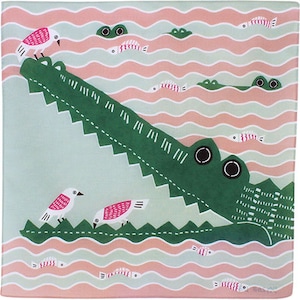 20&quot; kata kata Furoshiki Crocodile Pink