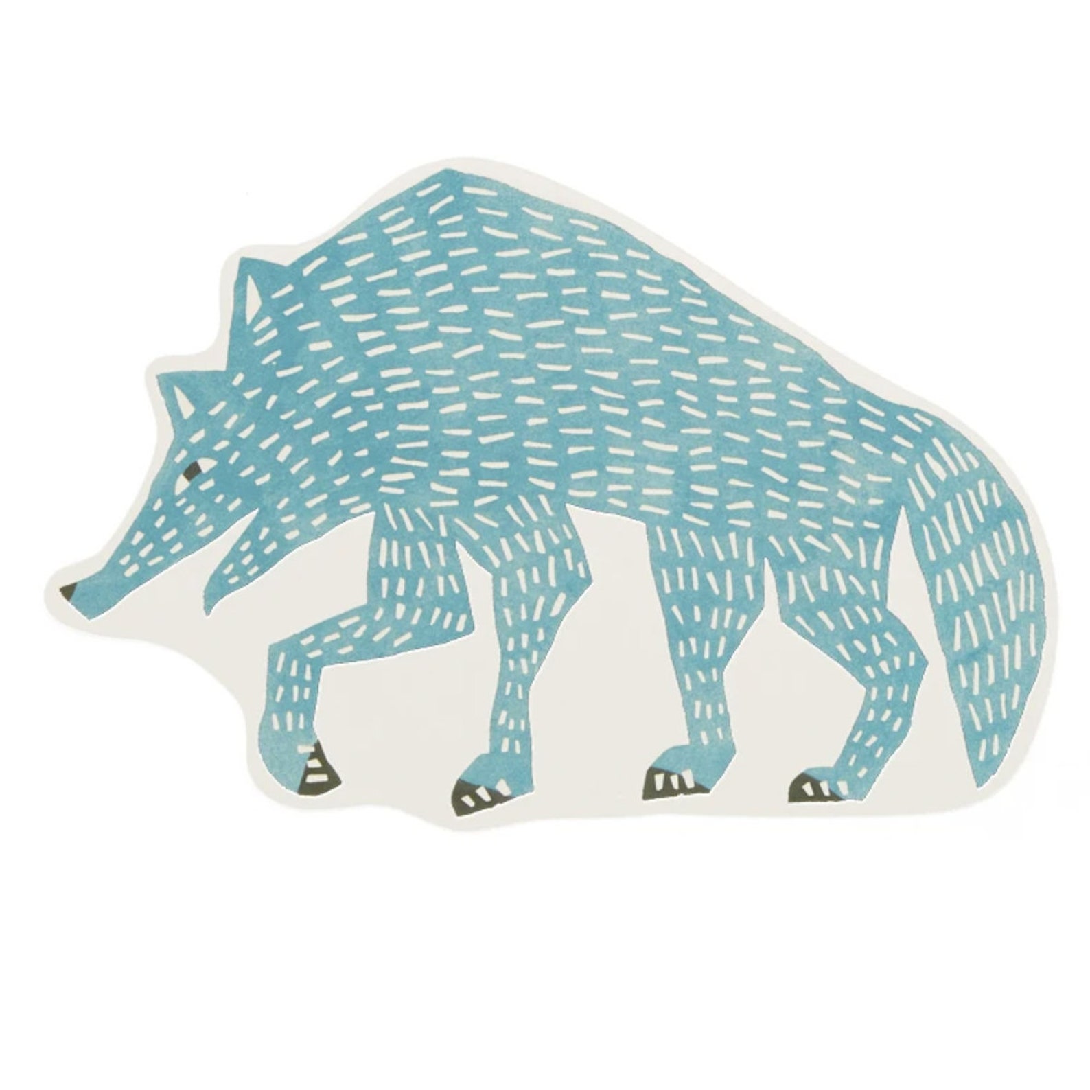 Kata Kata Greeting Card Wolf - Etsy