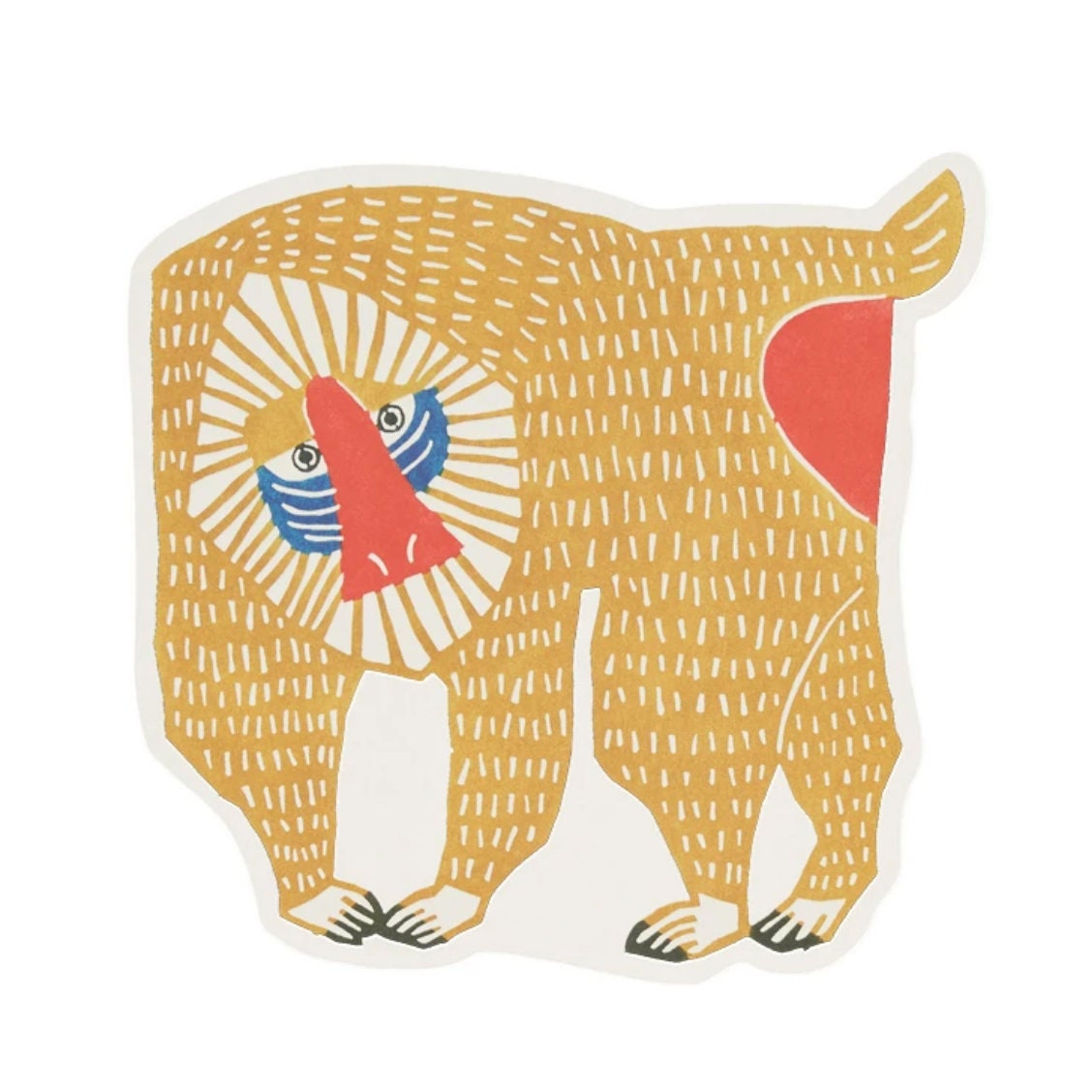 Kata kata Greeting Card Baboon | Etsy