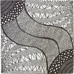 20&quot; Furoshiki Art Brut Wind Charcoal Grey