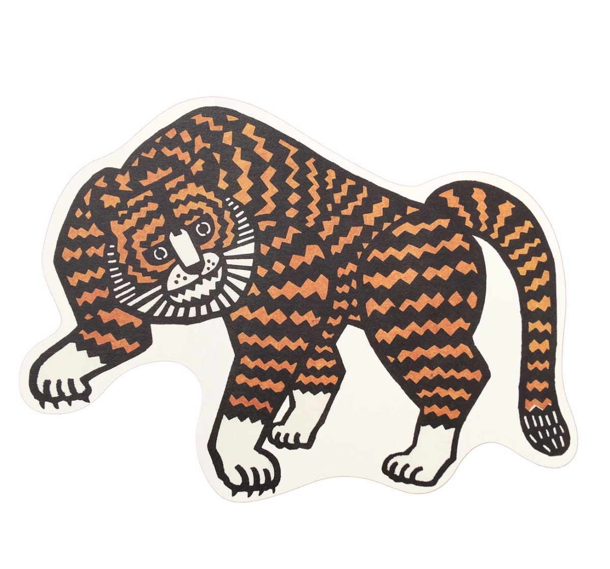 Kata kata Greeting Card Tiger | Etsy