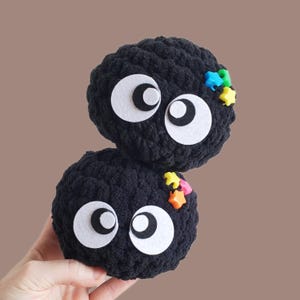 Peluche de duende de hollín súper esponjoso