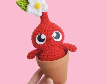 Red Potted Sprout Plushie
