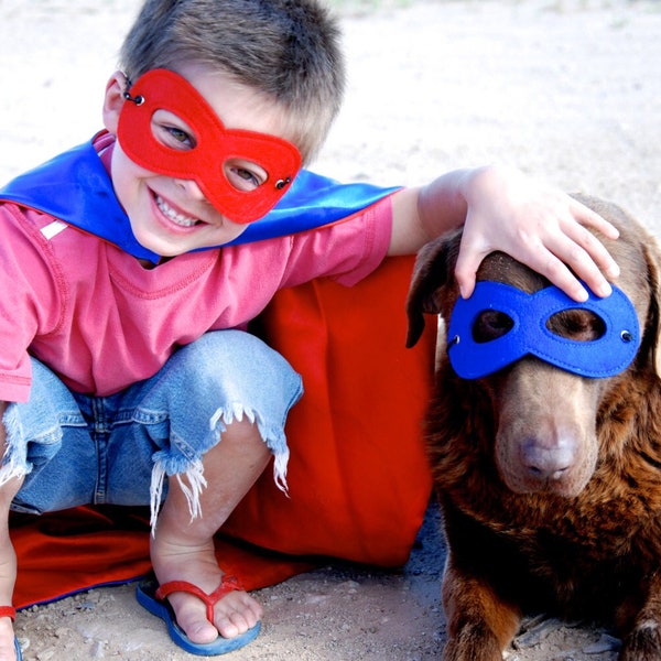 Dog Super Hero Felt Mask