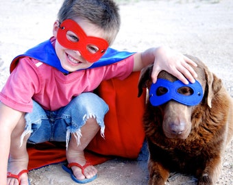 Dog Super Hero Felt Mask