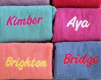 Personalized Hooded Bath Towel