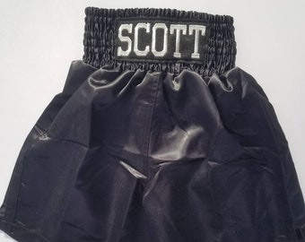 Personalized Boxing Trunks for Youth and Adults