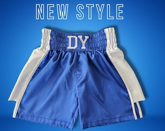 New Style: Custom Adult & Youth Boxing Shorts with Sidebands and Side Openings