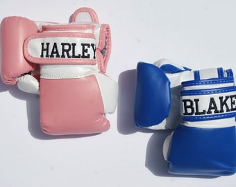 Tiny Fighter's Personalized Boxing Gloves for Babies