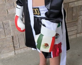 Youth Custom Boxing Set: Robe, Shorts, and Gloves (updated)