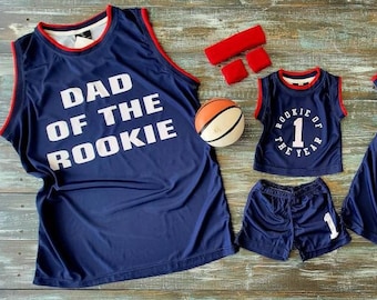 Family MVP Basketball Set: Dad, Mom, and Baby Jerseys + Shorts, All Personalized!