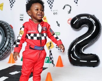 Kids car racing suit, driver racing suit, pilot suit, Baby Race suit, Baby coveralls