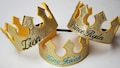 Personalized King Crown/ Knight crown/Prince crown/ Felt crown