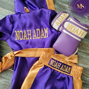 Personalized Baby Boxing Set – First Birthday & Photoshoot Outfit