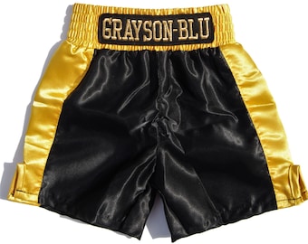 Kids' Personalized Boxing Trunks (Sizes: 3T, 4T, 5T)